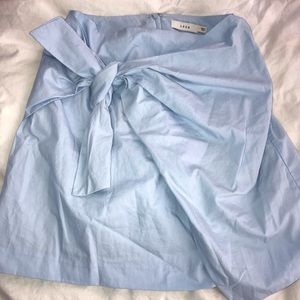 Lush baby blue skirt